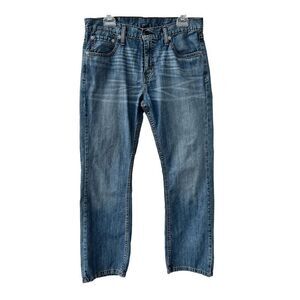 Levi's 527 denim Blue Jeans Straight Leg 33x 30